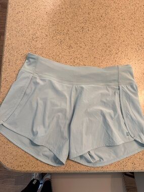 Free Fly Apparel Light Blue Women's Athletic Shorts